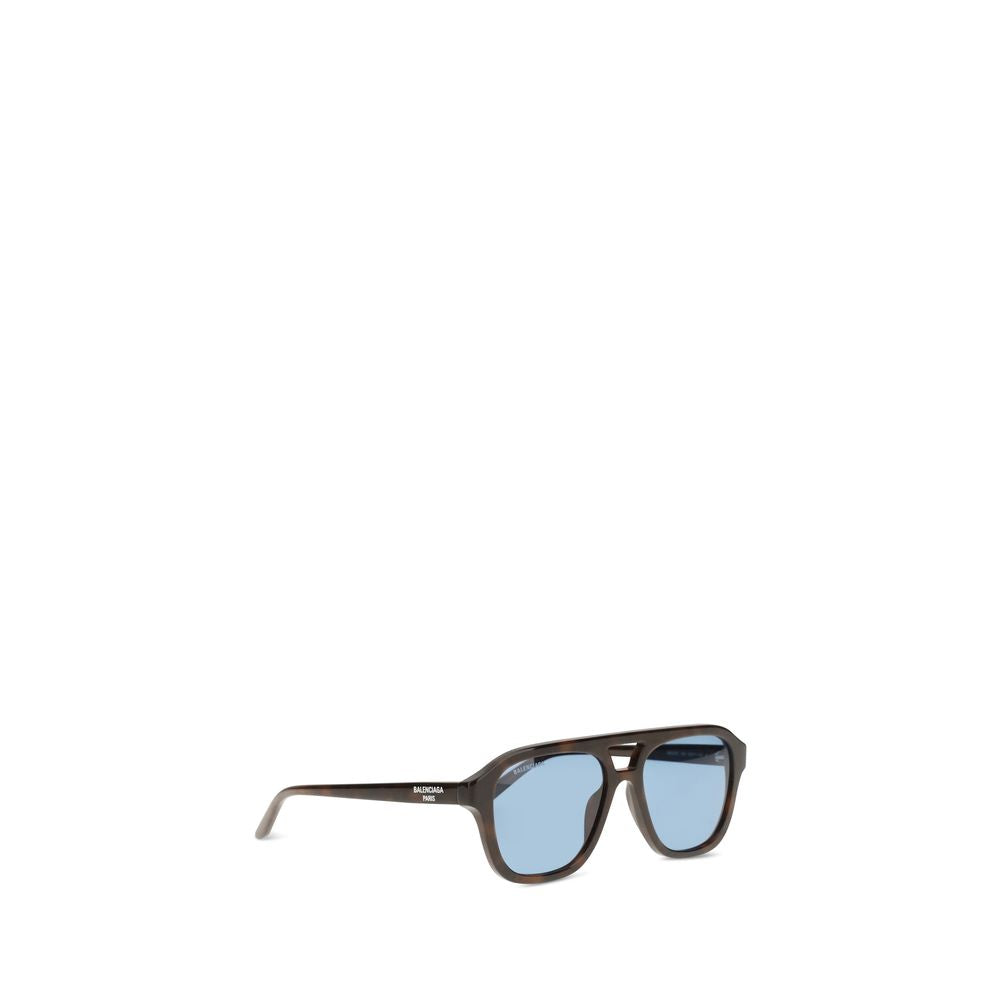 Balenciaga Brown Acetate Sunglasses