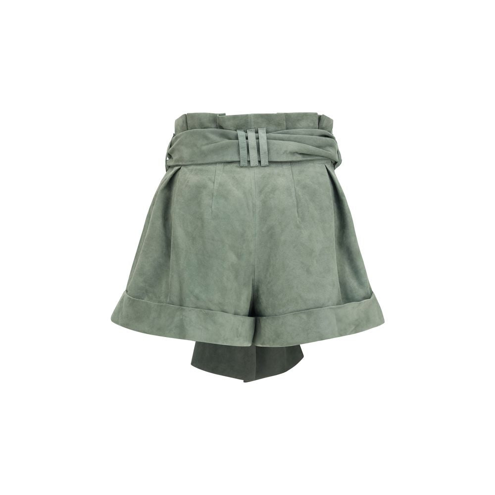 Balmain Bicolor Lamb Ovis Aries Aries Bermuda Shorts