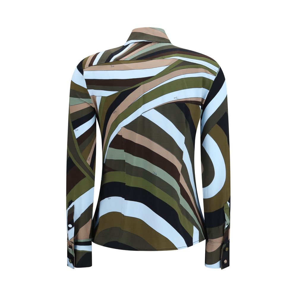 Emilio Pucci Multicolor Viscose Shirt