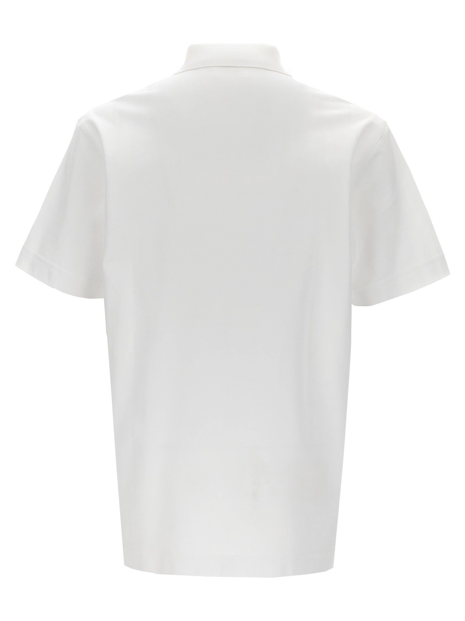 Givenchy White Cotton Polo Shirt