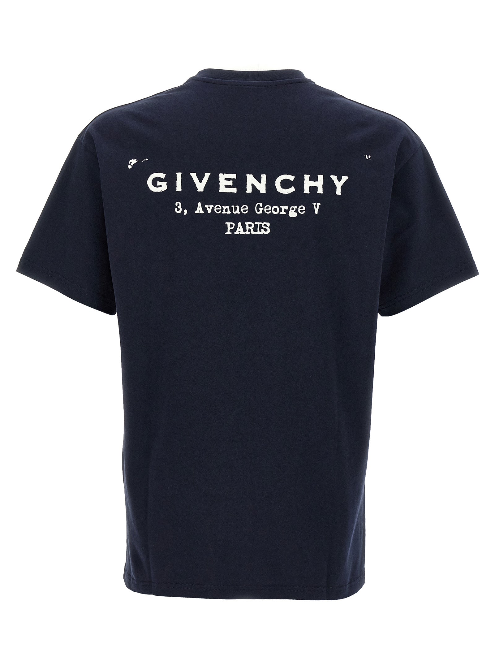 Givenchy Blue Cotton T-Shirt