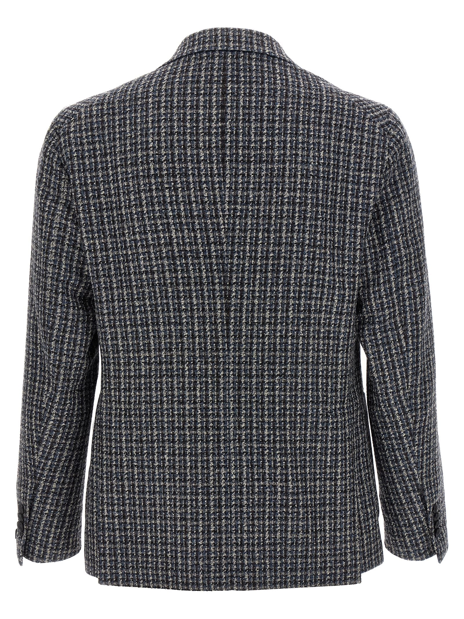 Tagliatore Multicolor Virgin Wool Blazer