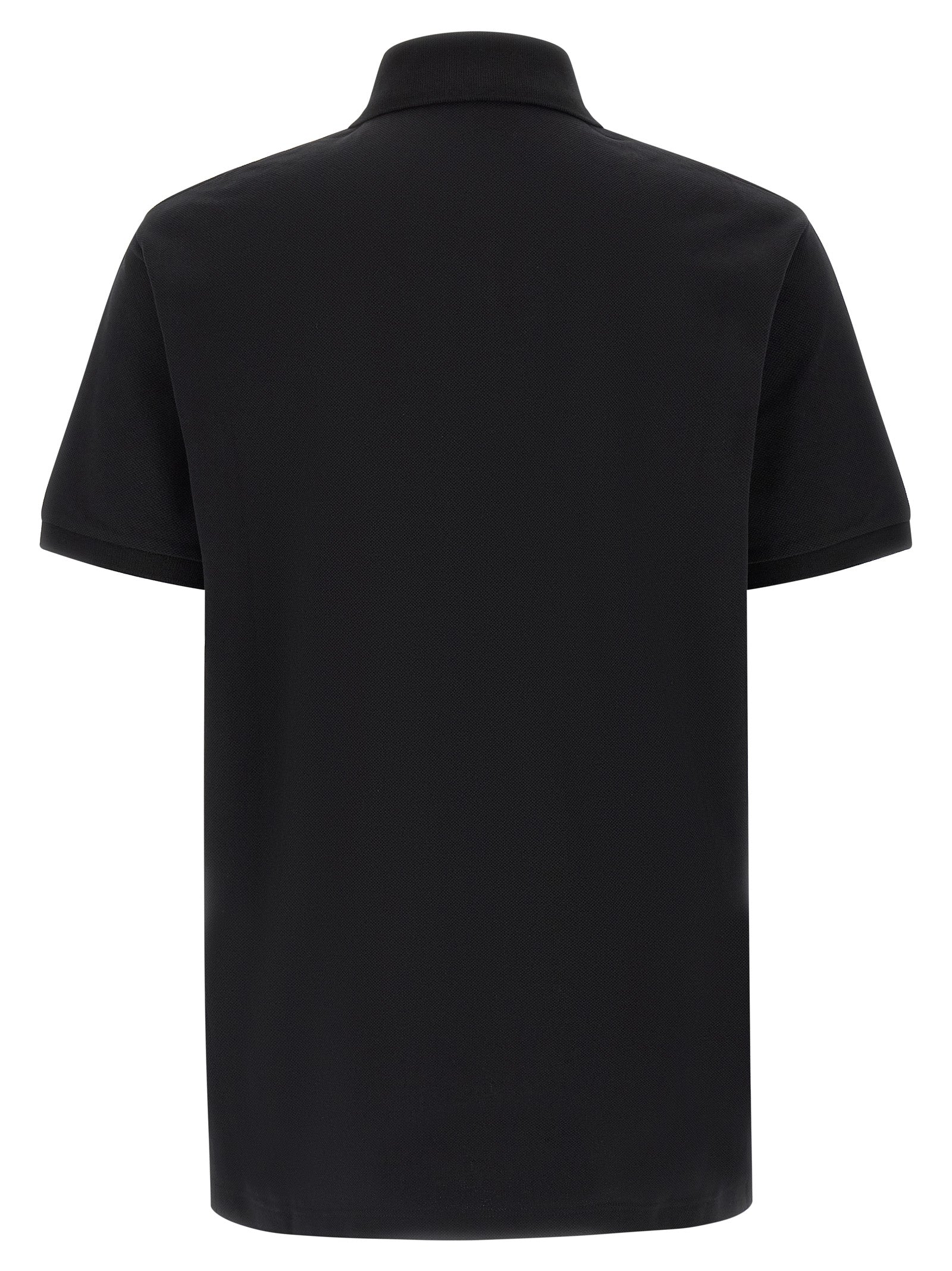 Gucci Black Cotton Polo Shirt