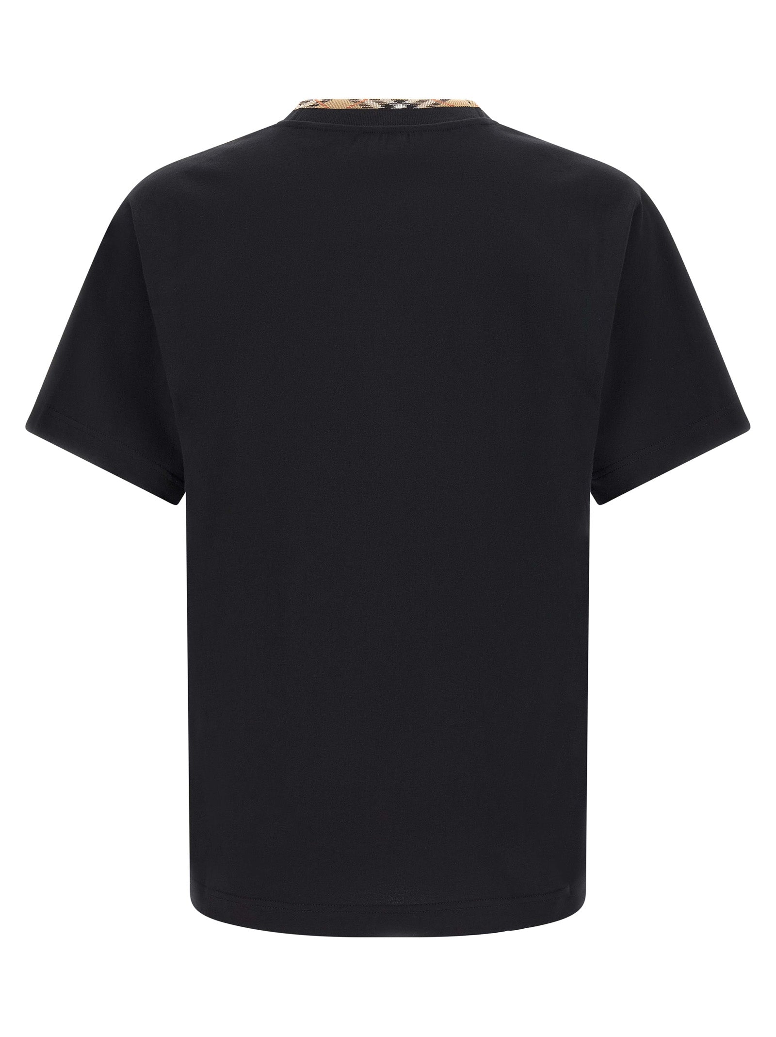 Burberry Black Cotton T-Shirt