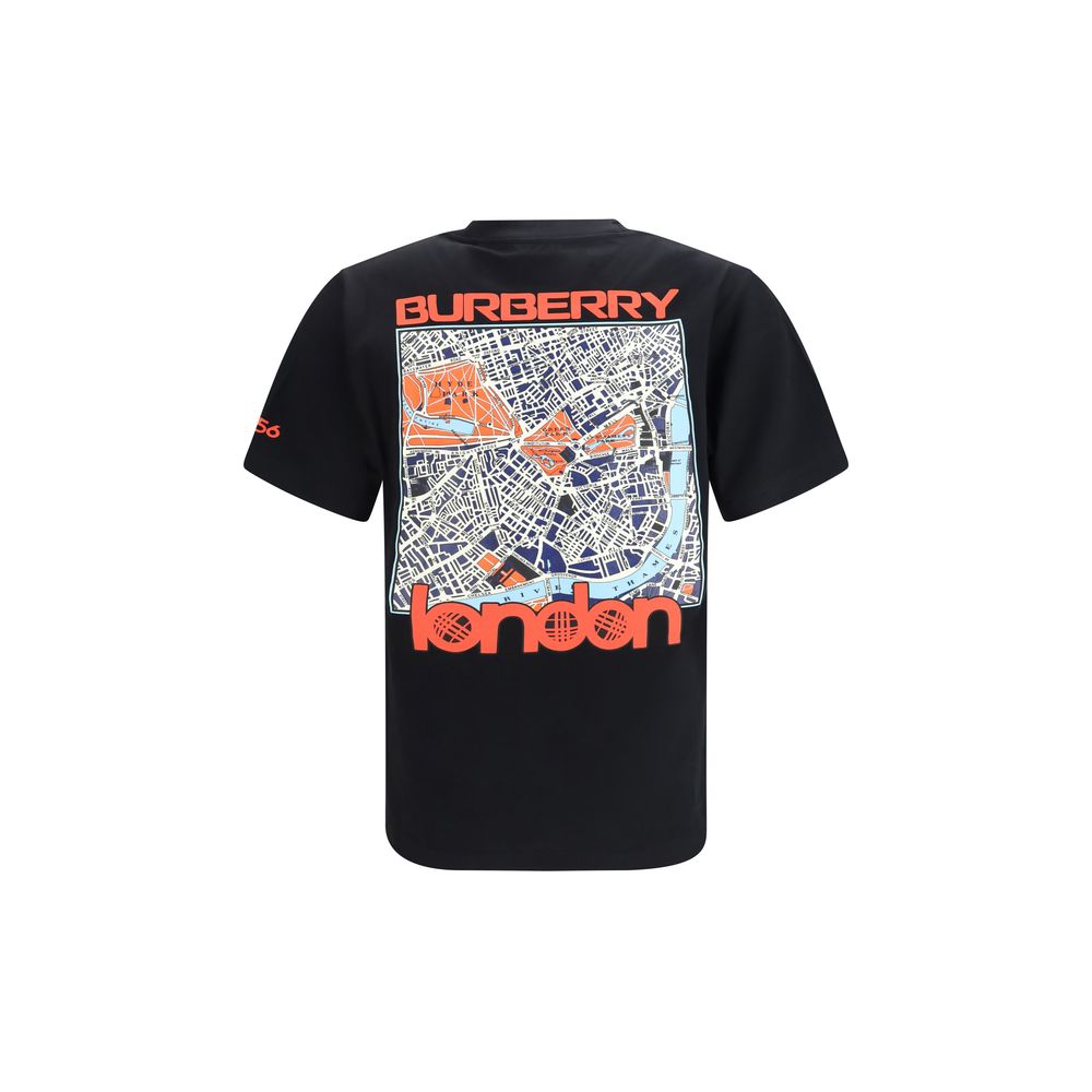 Burberry Black Cotton T-Shirt