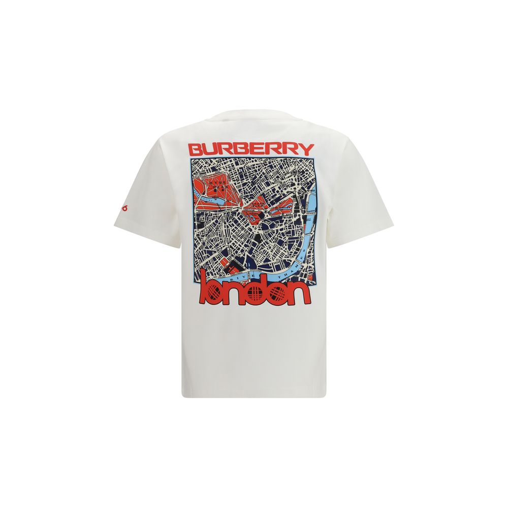 Burberry White Cotton T-Shirt