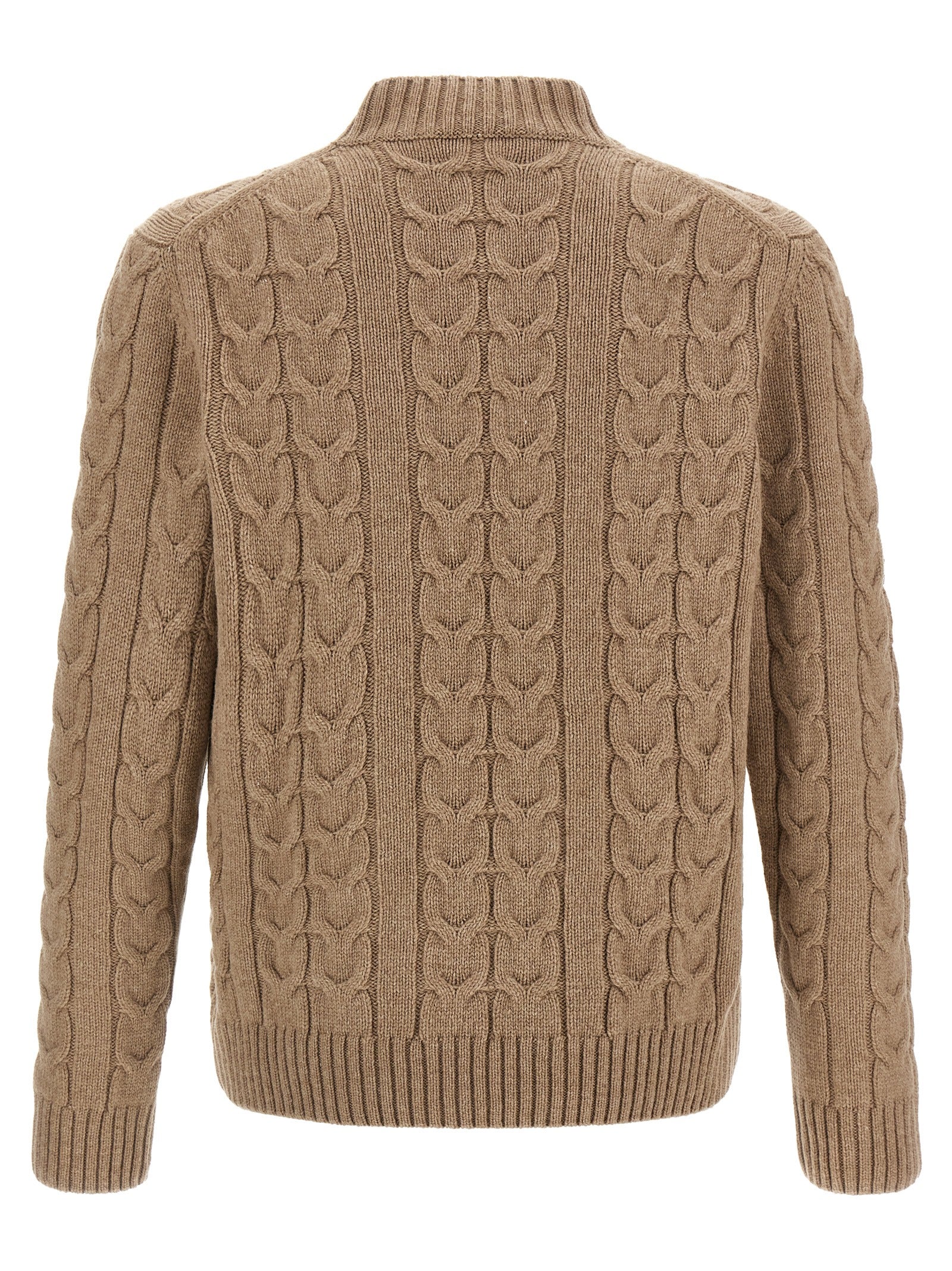 ZANONE Beige Virgin Wool Cardigan