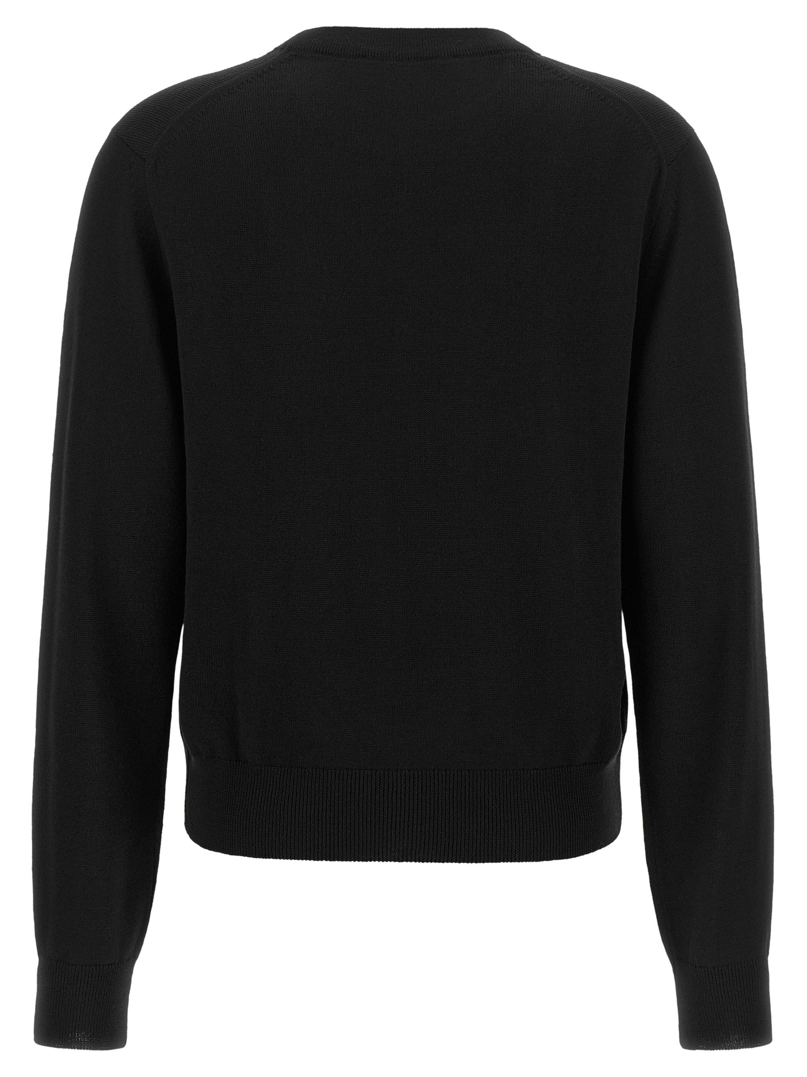 Maison Kitsuné Black Wool Cardigan