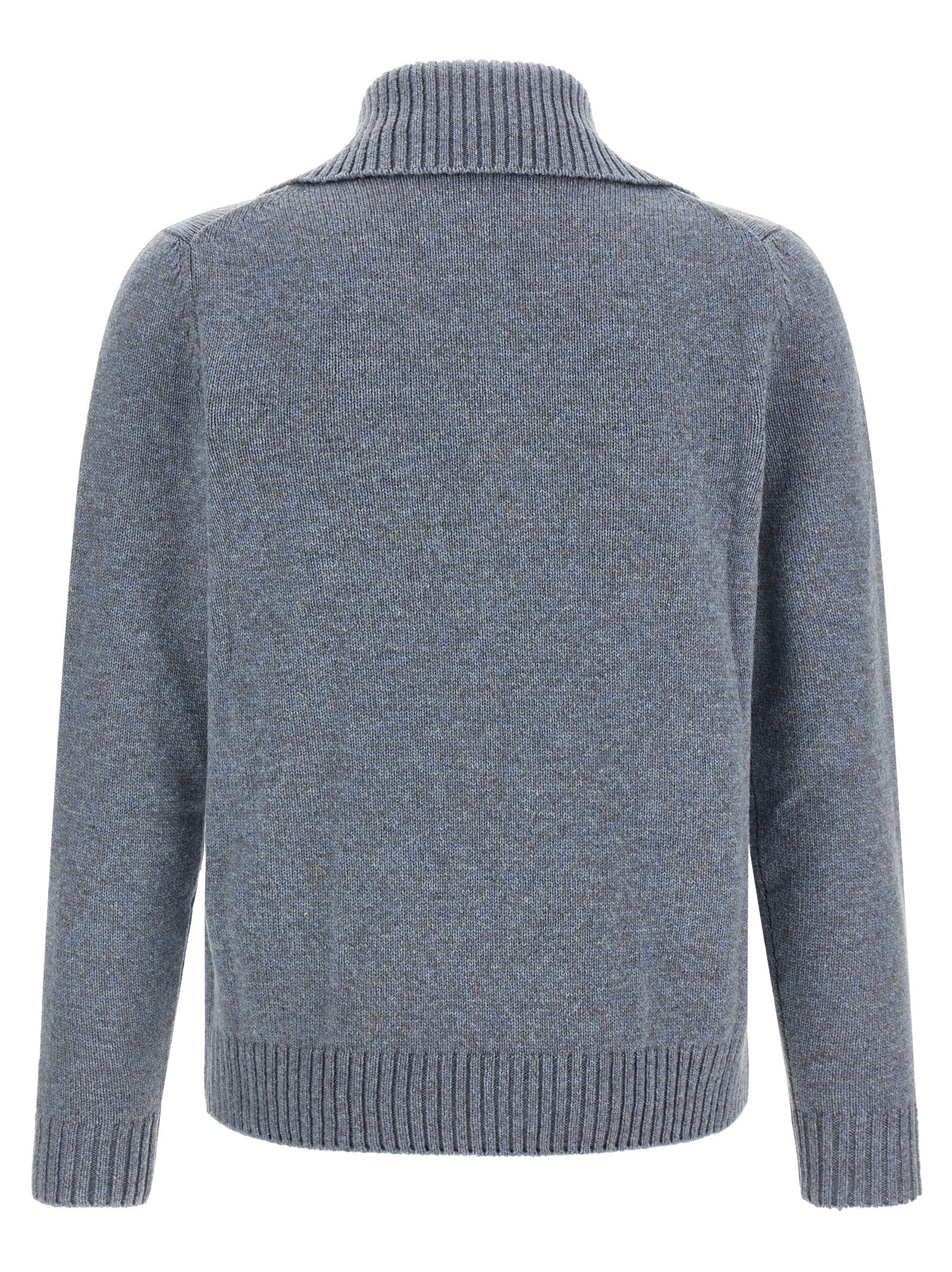 ZANONE Blue Virgin Wool Cardigan