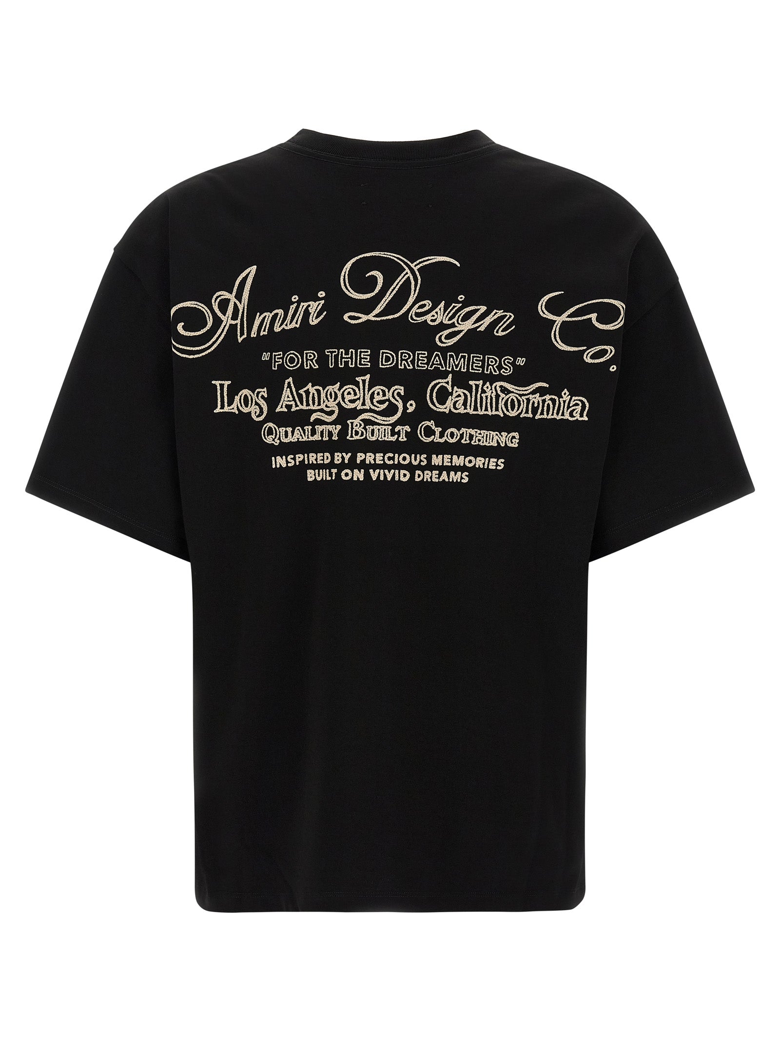Amiri Black Cotton T-Shirt