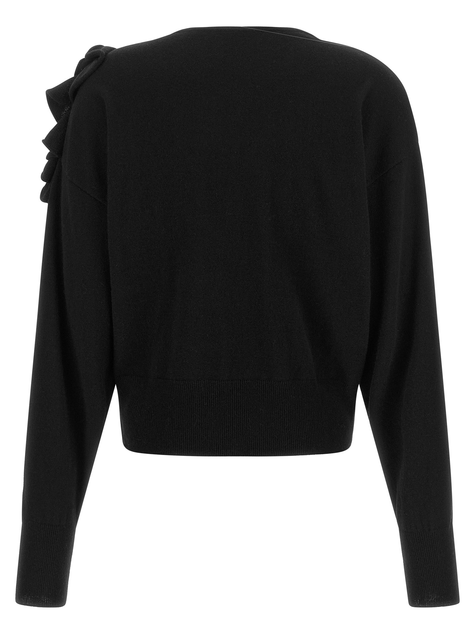 NUDE Black Wool Cardigan