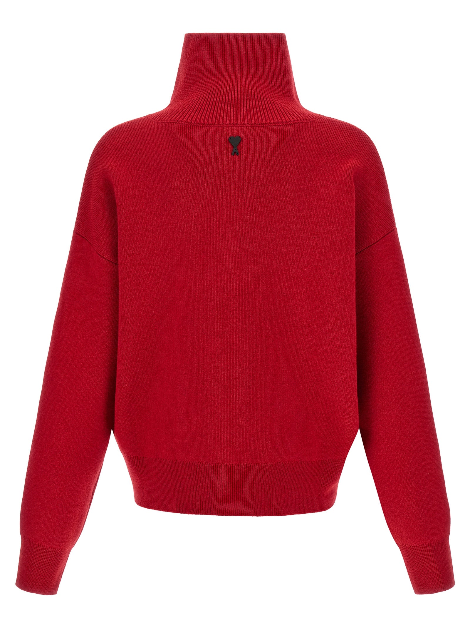 Ami Paris Red Wool Cardigan