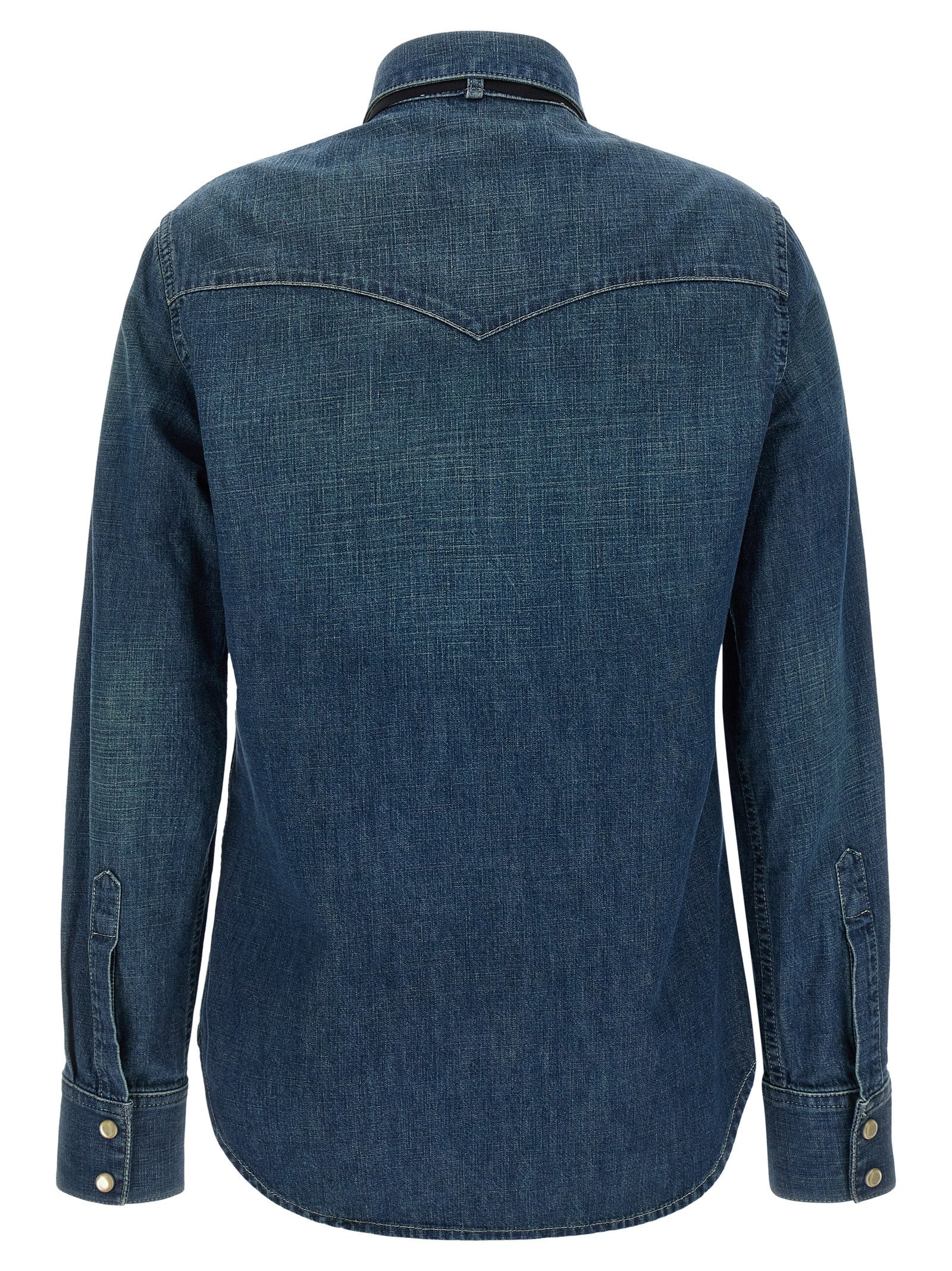 Valentino Garavani Blue Cotton Blouse