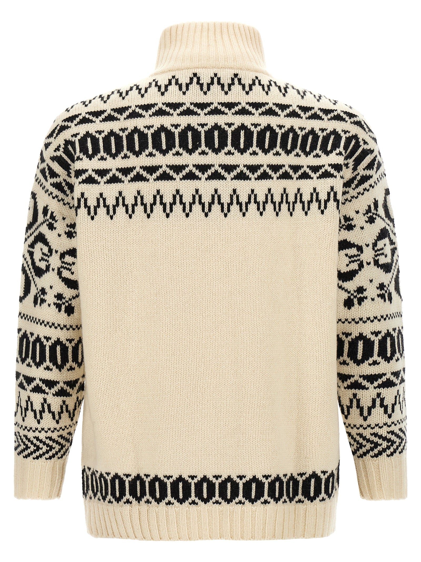 Polo Ralph Lauren Bicolor Wool Cardigan