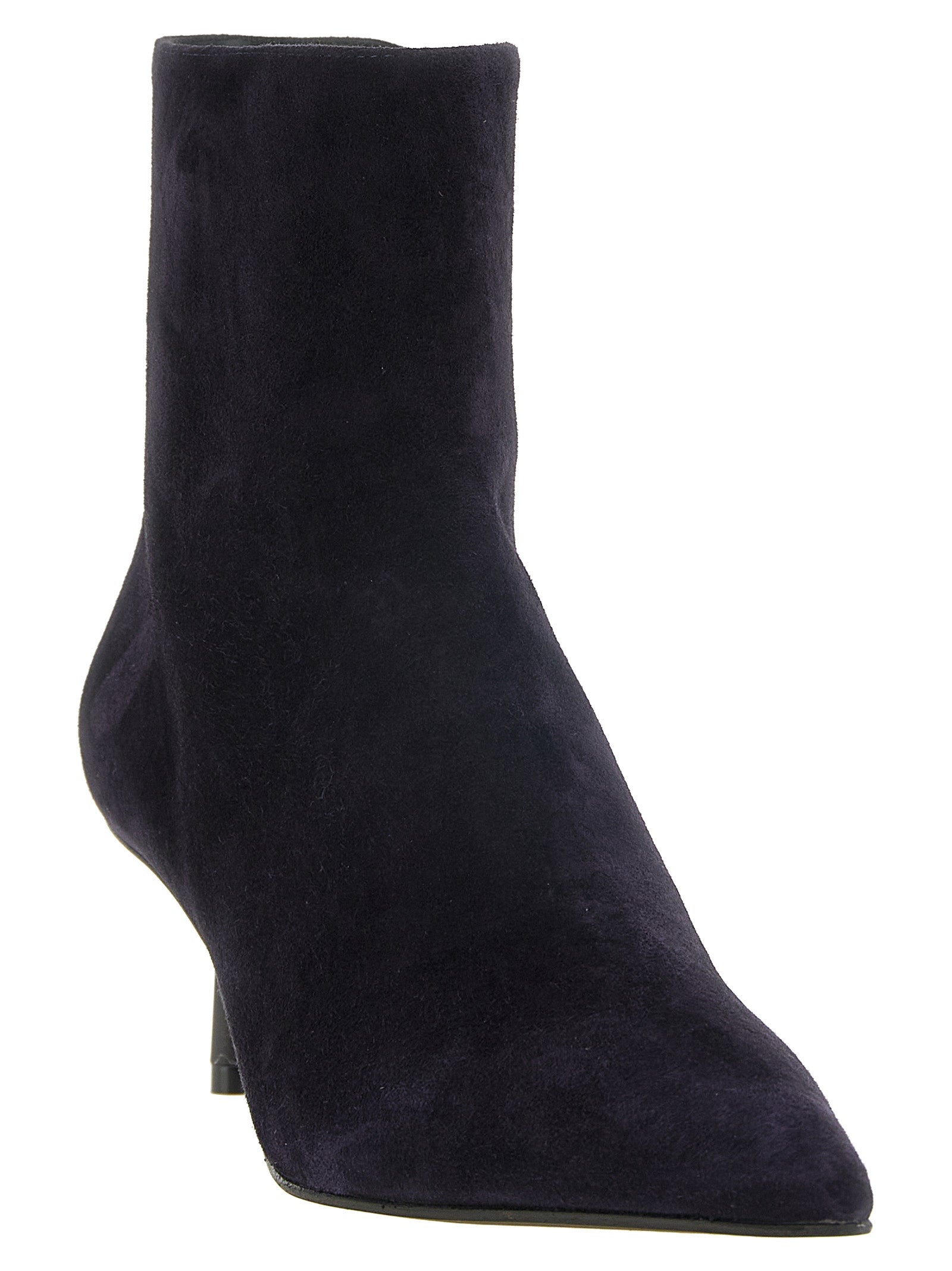 LE SILLA Blue Lambskin Ankle Boots