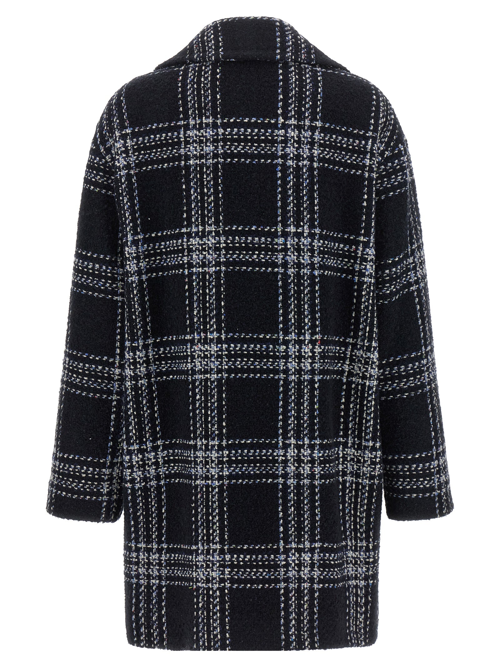 Tagliatore Blue Wool Coat