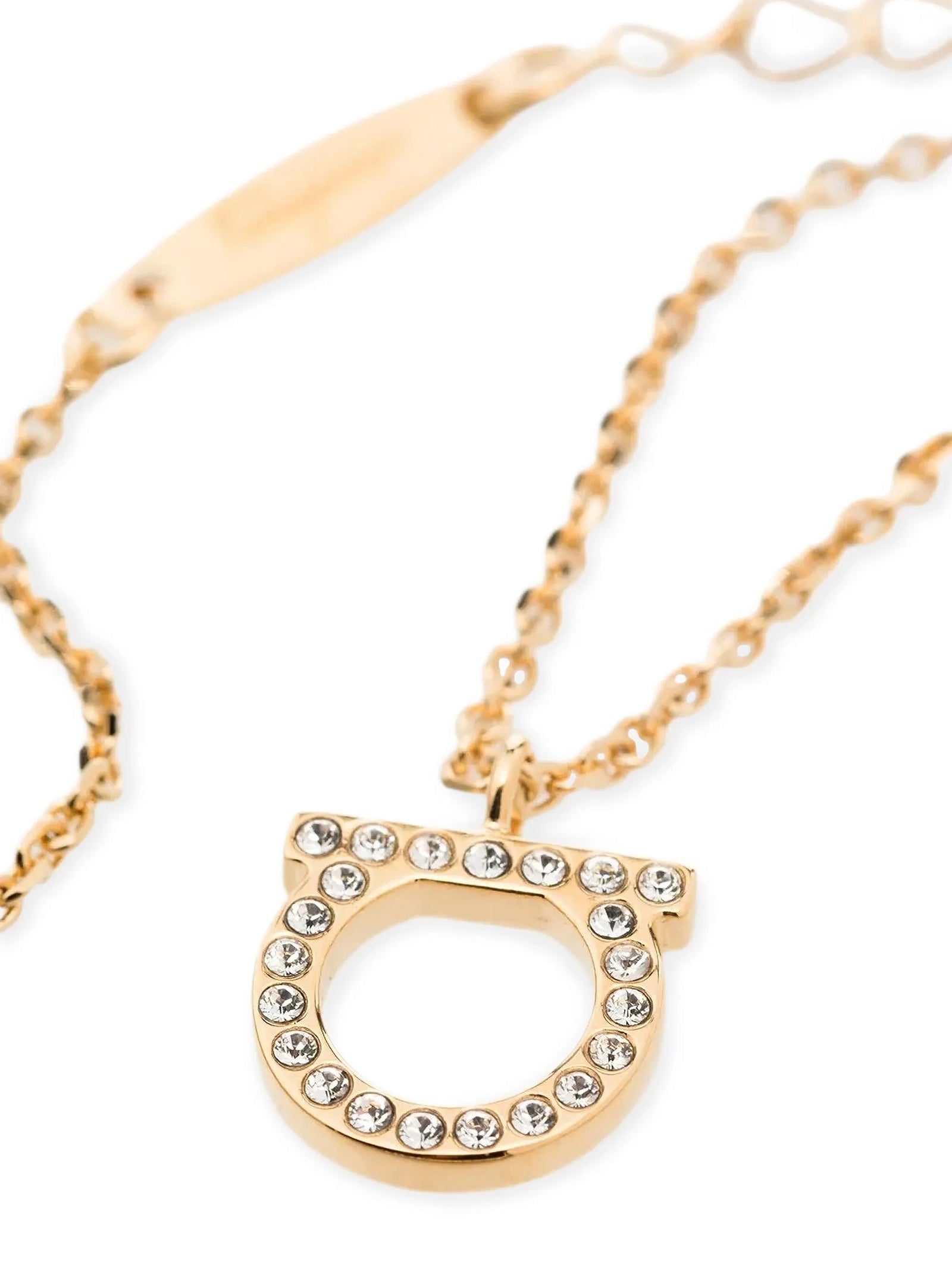 Ferragamo Gold Brass Necklace