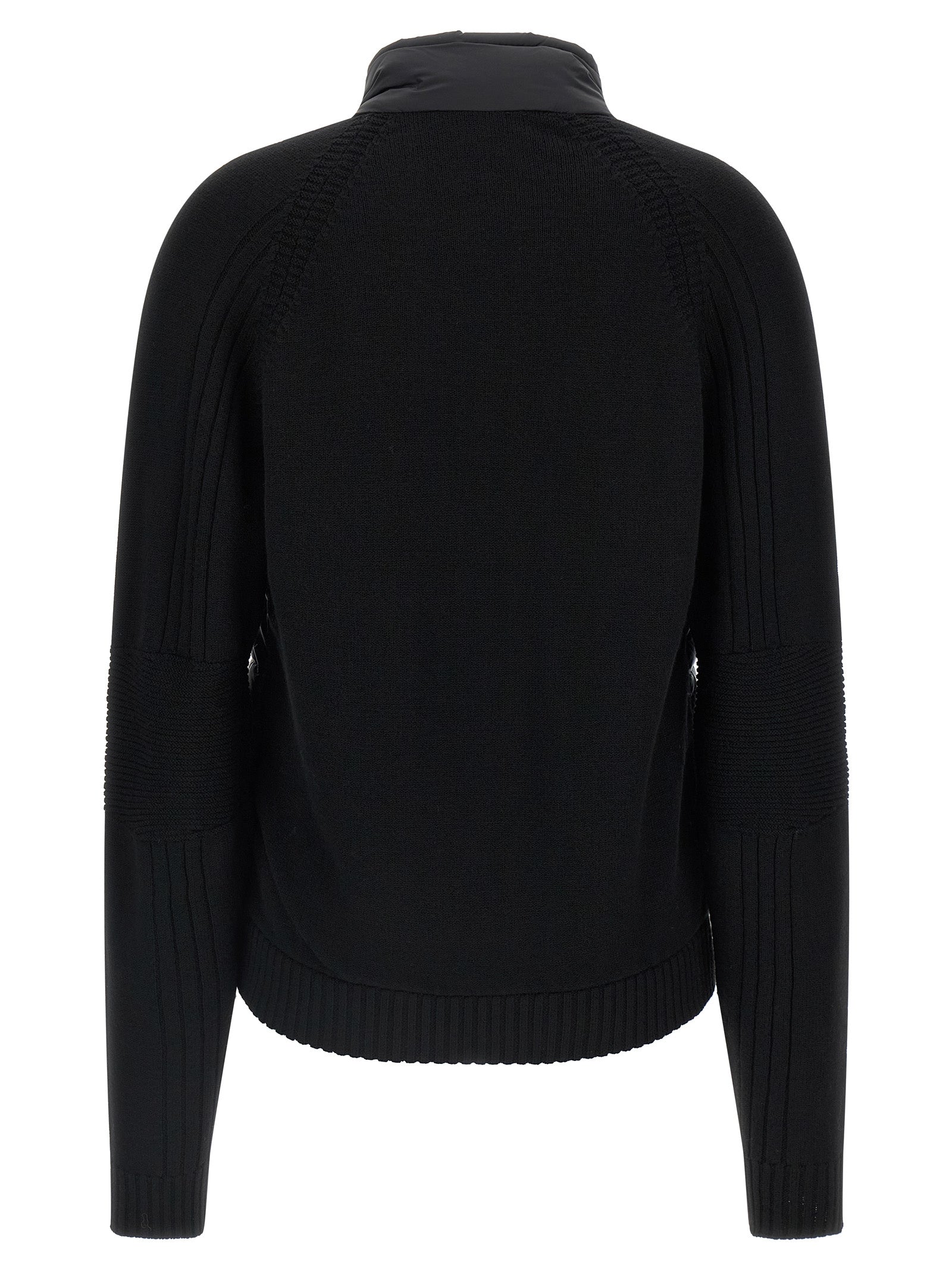Moncler Grenoble Black Polyamide Cardigan