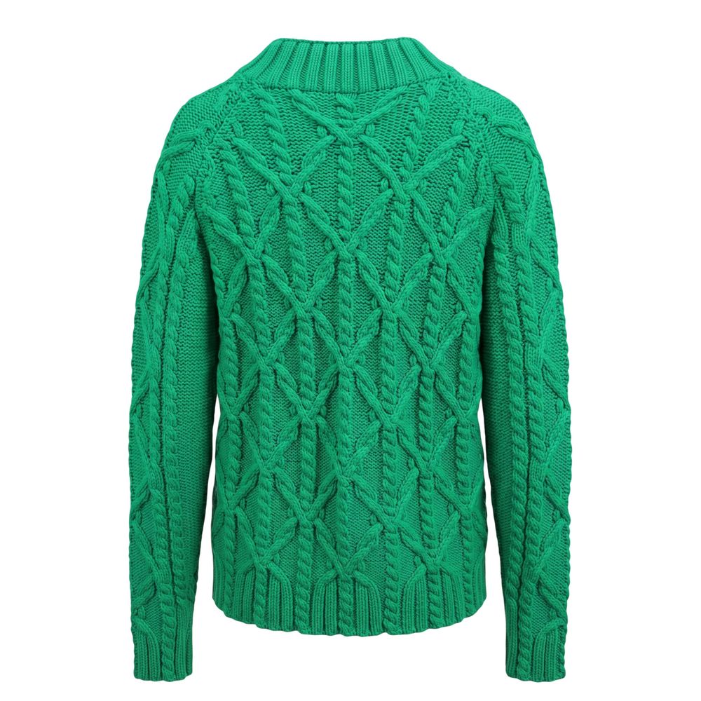 Malo Green Cotton Men's Sweater
