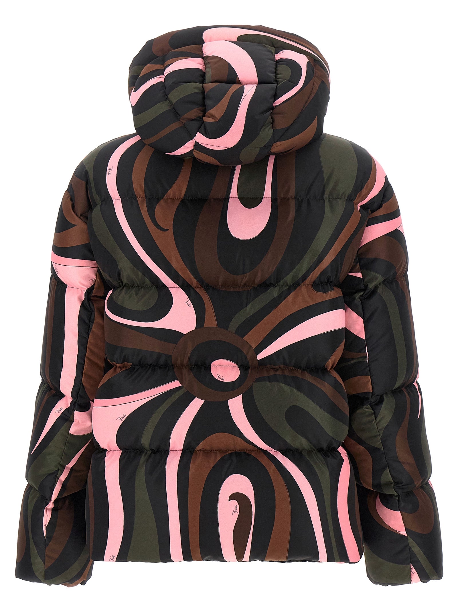 Emilio Pucci Multicolor Polyamide Full-Length Jacket