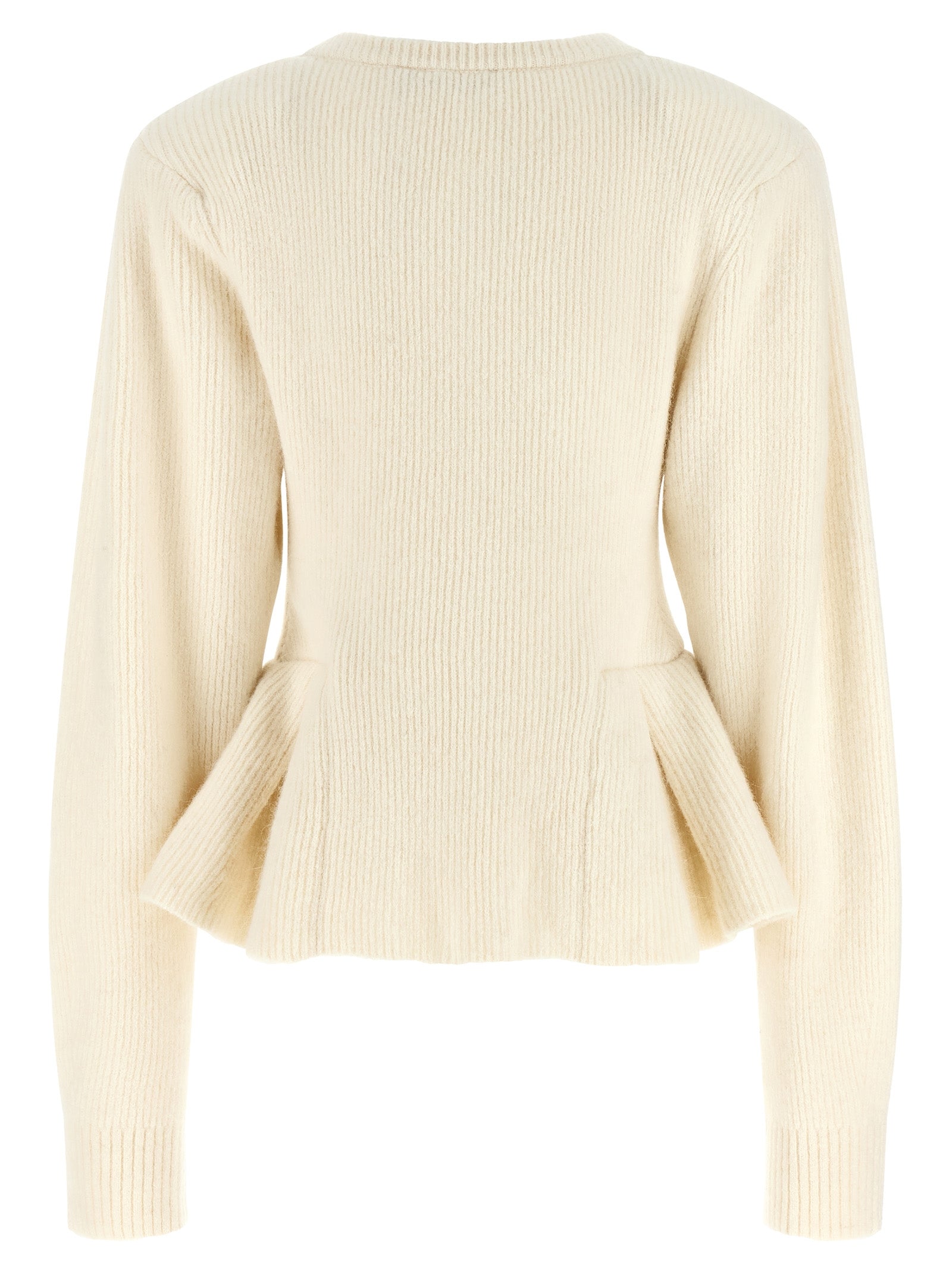 ROTATE BIRGER CHRISTENSEN White Wool Cardigan