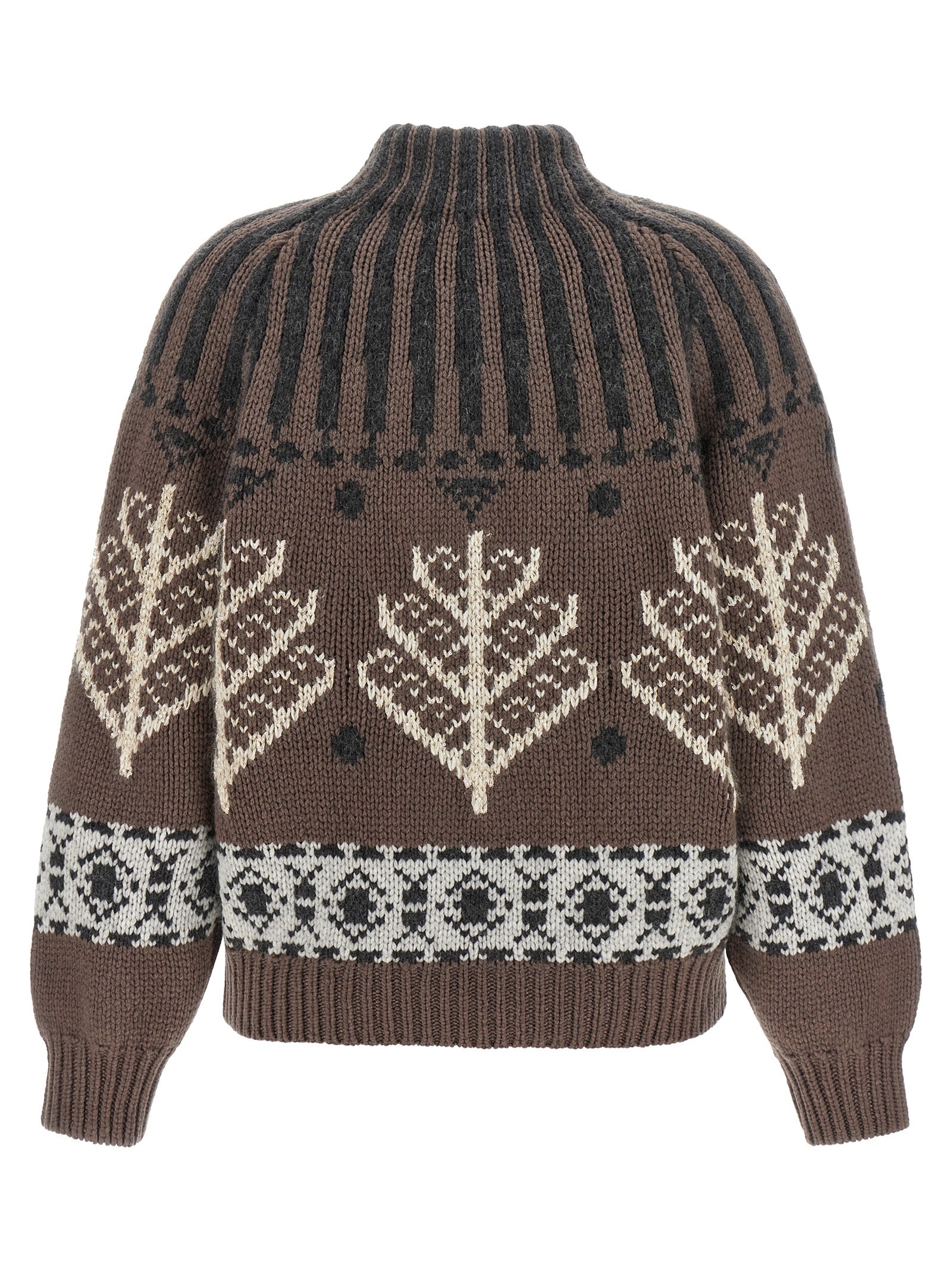 Brunello Cucinelli Brown Cashmere Cardigan