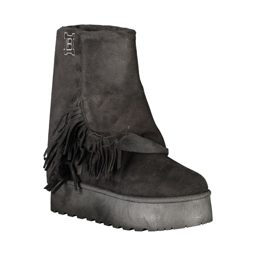 Laura Biagiotti Nero Polyurethane Womens Boot