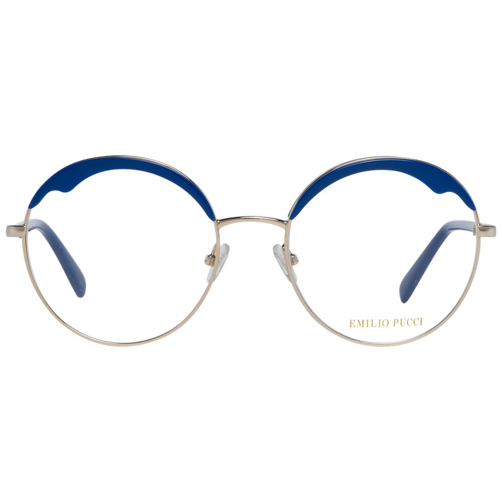 Emilio Pucci Blue Metal & Plastic Glasses (Frames)