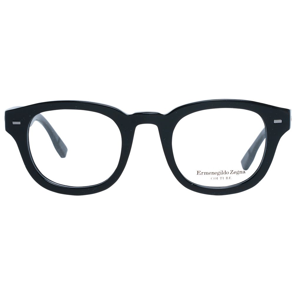 Ermenegildo Zegna Black Plastic Glasses (Frames)