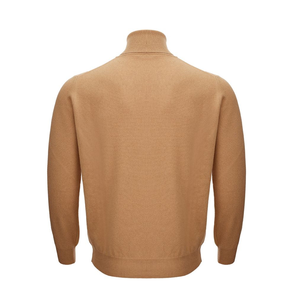 KANGRA Brown Wool Turtleneck