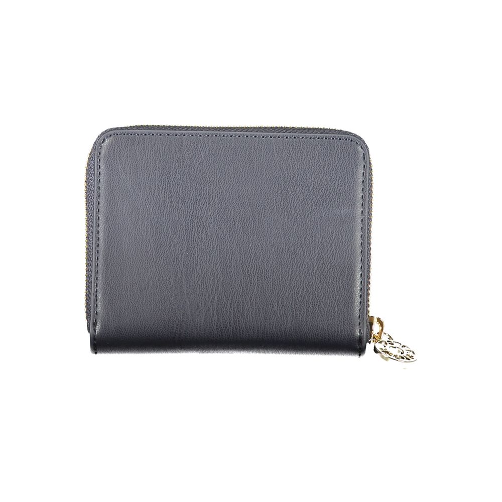 Tommy Hilfiger Blue Polyurethane Women Wallet