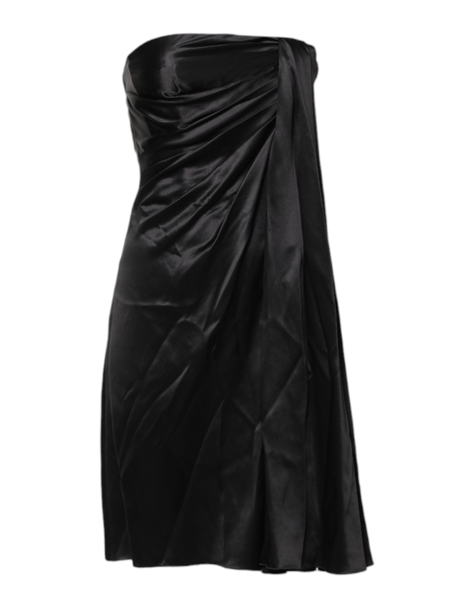 Dolce & Gabbana Black Strapless Sheath A-line Mini Dress