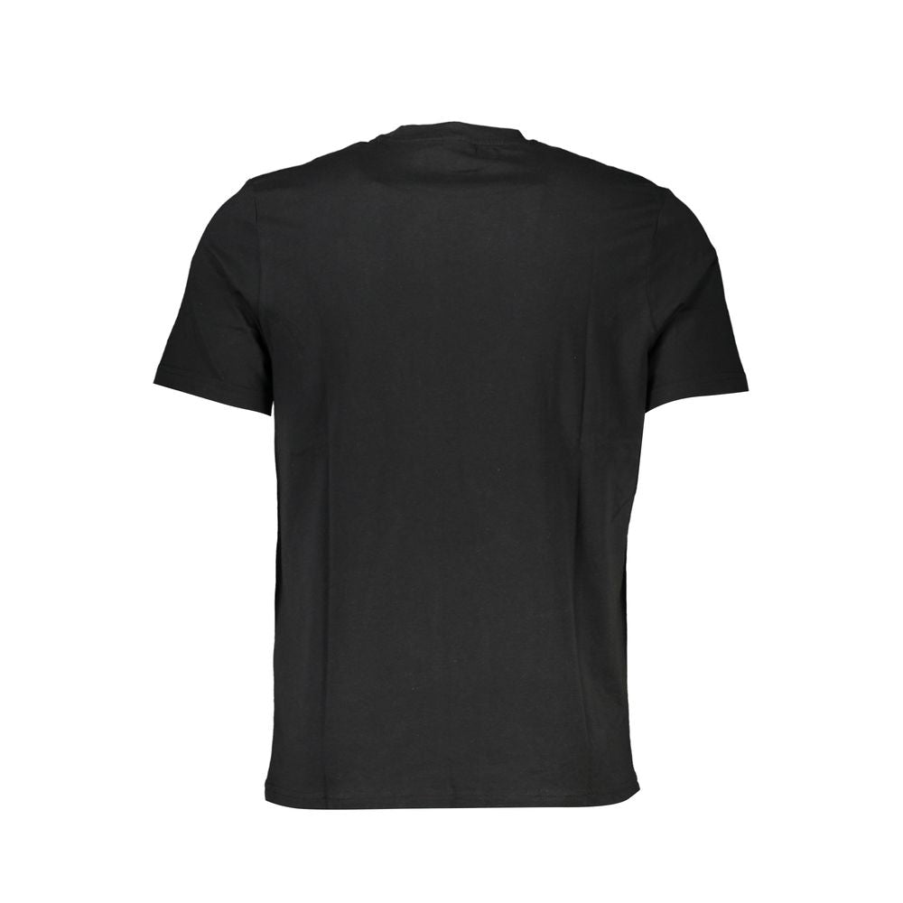 North Sails Black Cotton Men T-Shirt