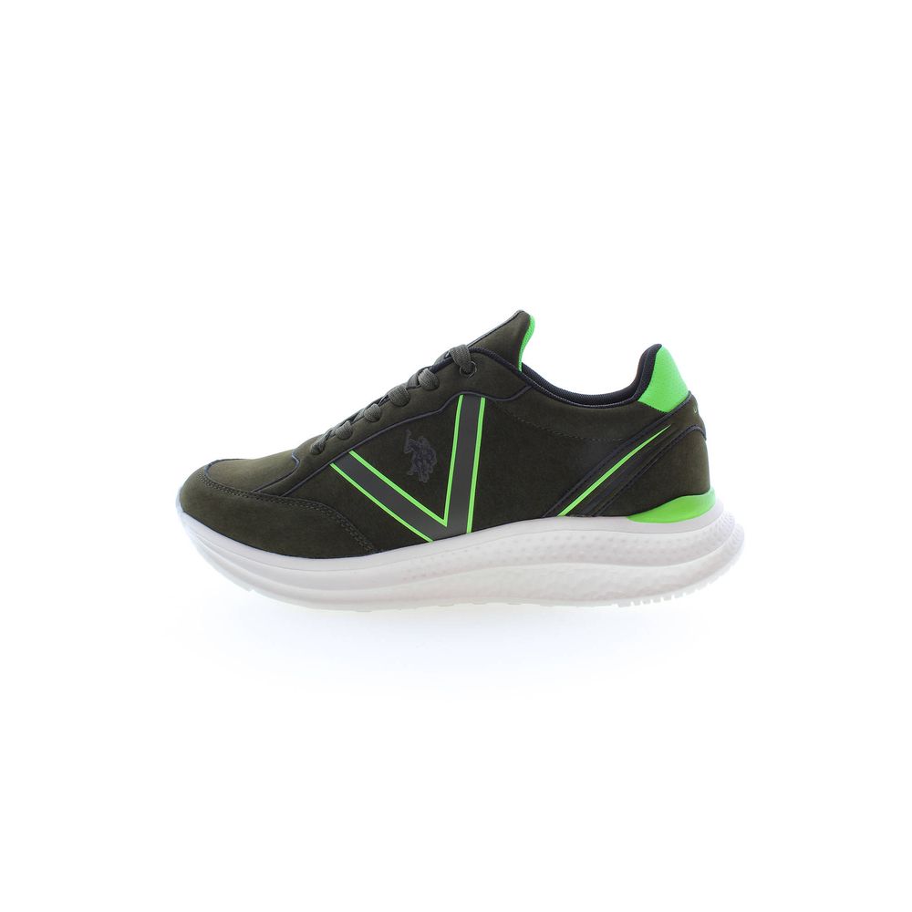 U.S. POLO ASSN. Verde Polyurethane Men Sneaker