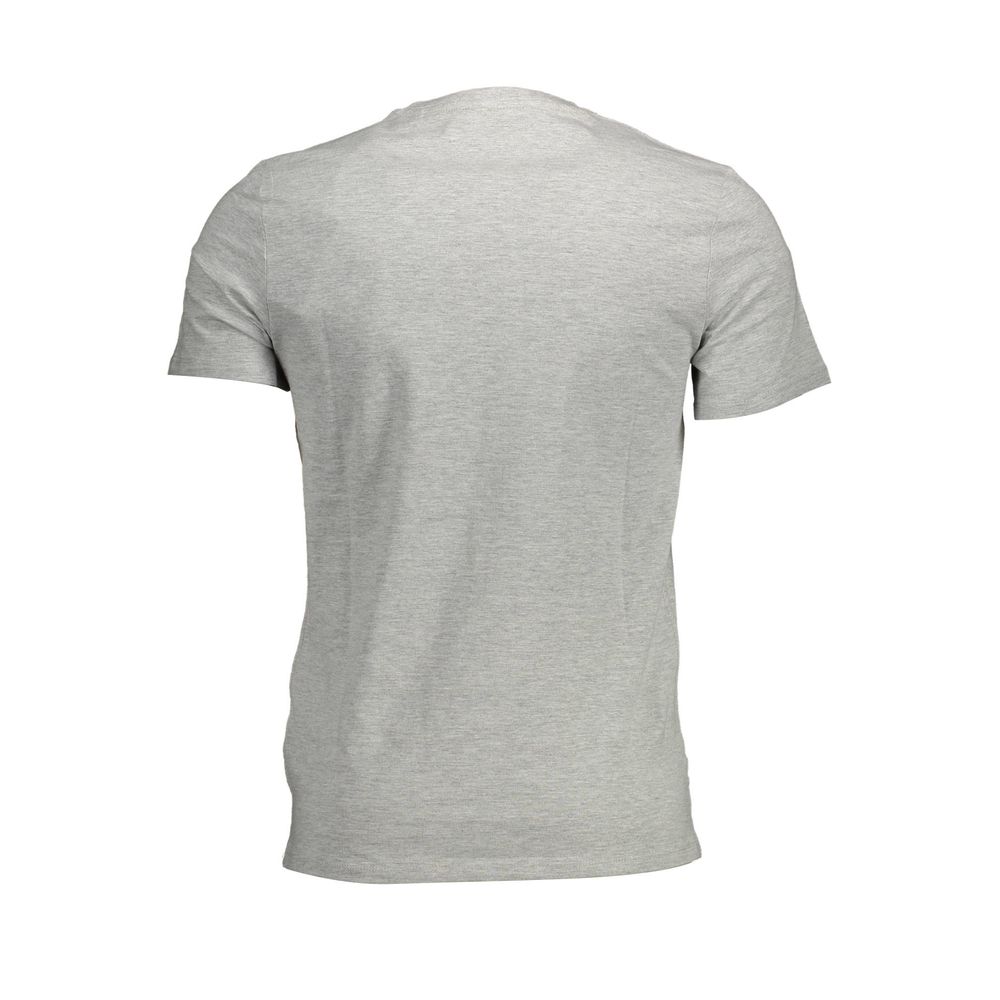 Guess Jeans Gray Organic Cotton Men T-Shirt