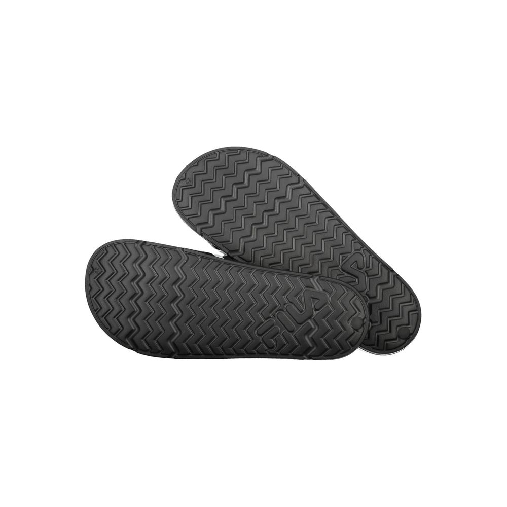 Fila Black Polyurethane Men's Slipper