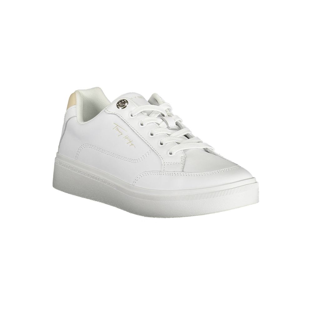 Tommy Hilfiger White Leather Women Sneaker