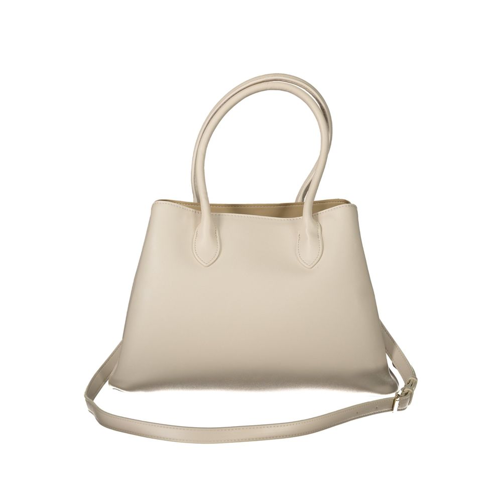Mario Valentino Beige Polyurethane Women Handbag