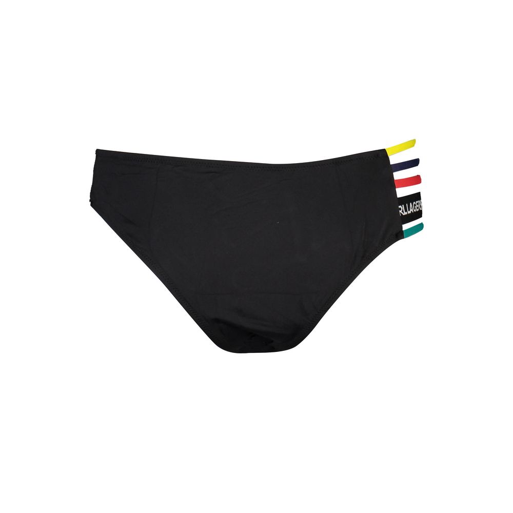 Karl Lagerfeld Black Poliammide Women Swim Brief