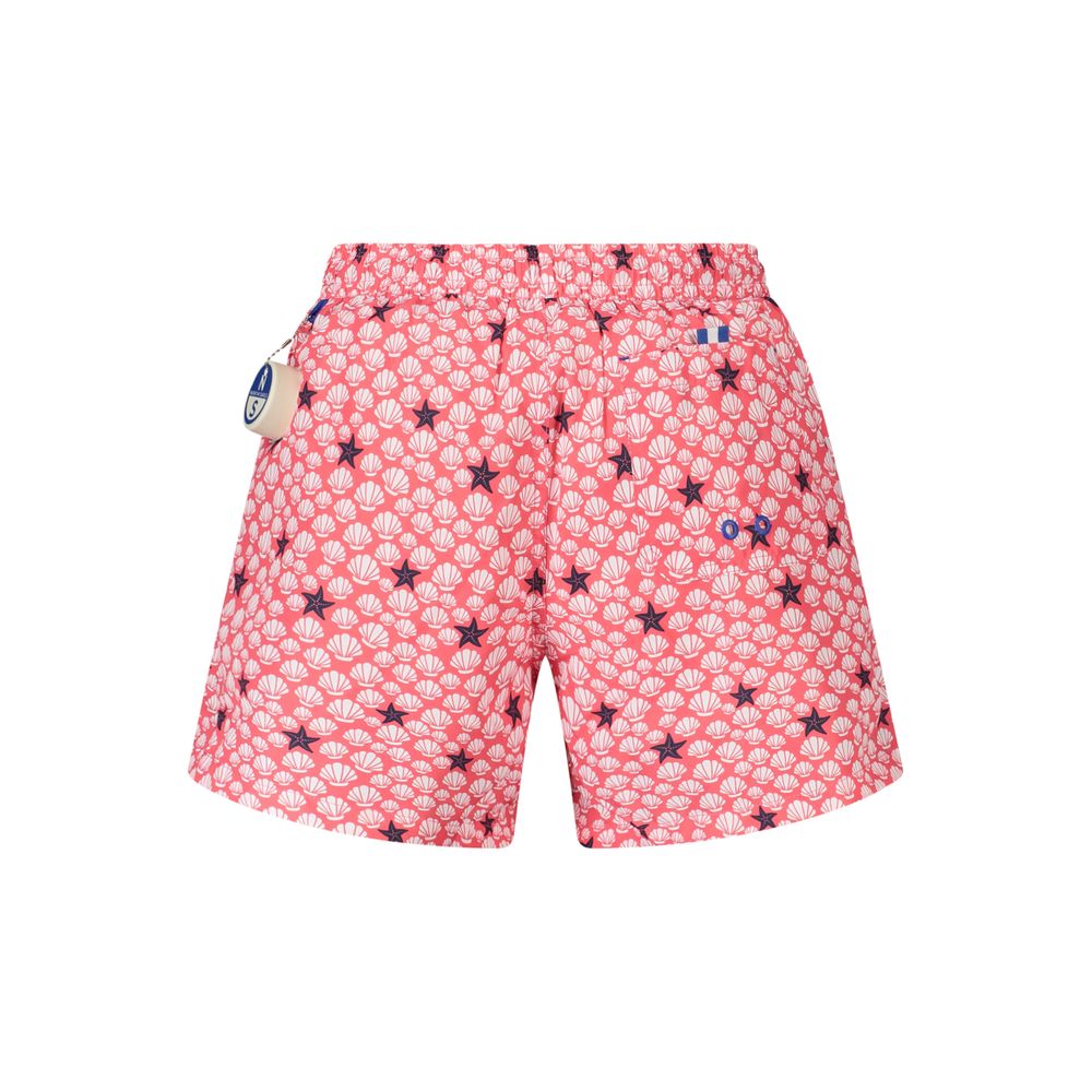 North Sails Rosso Polyester Men Swim Trunk