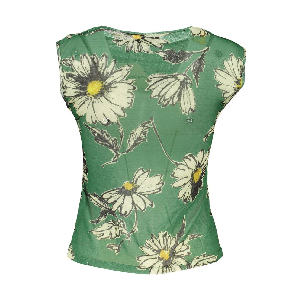 Desigual Verde Polyester Women Tank Top