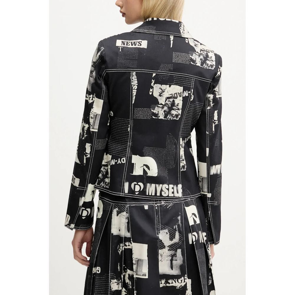 Desigual Black Cotton Women Jacket