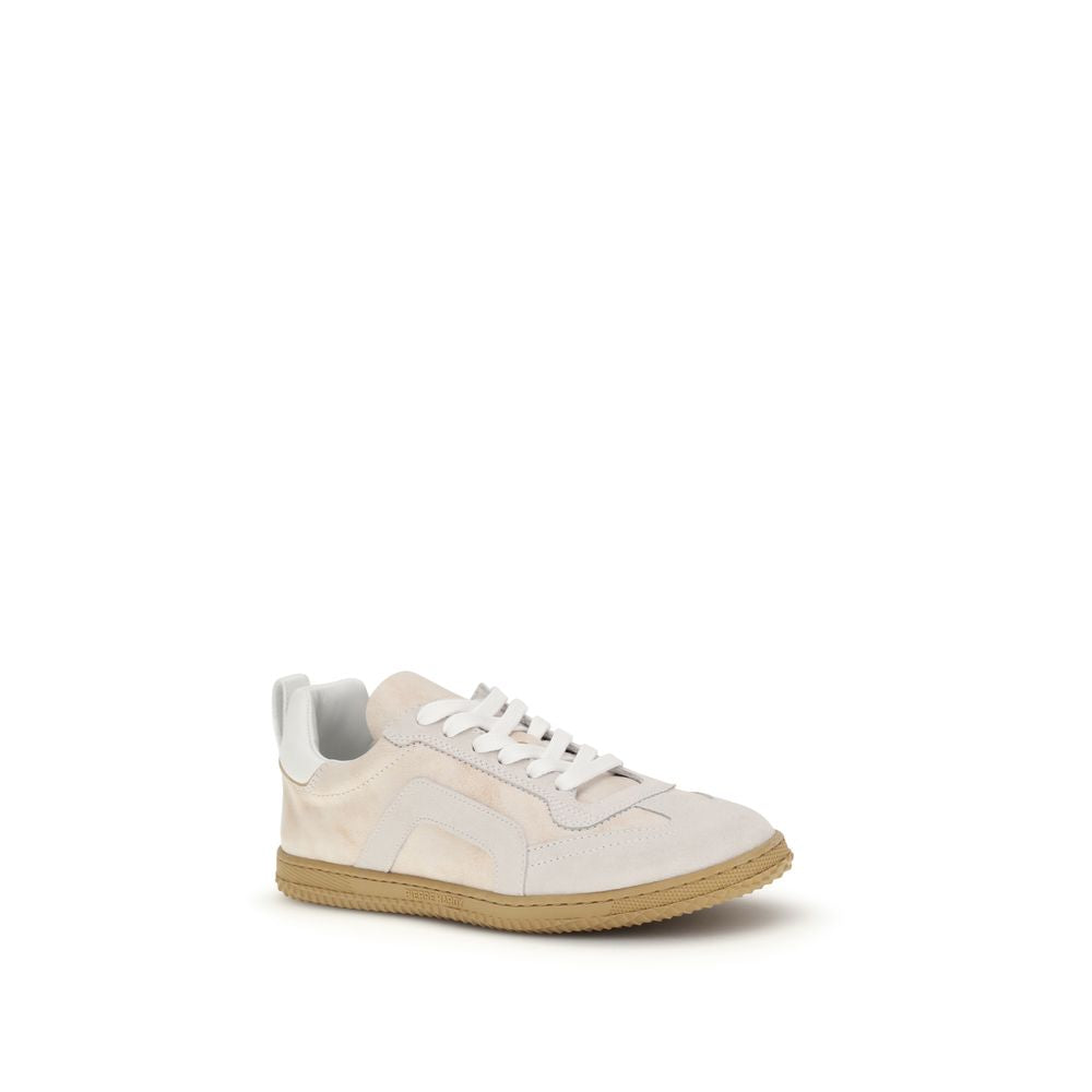 Pierre Hardy Beige Calf Leather Bos Taurus Low Top Sneakers