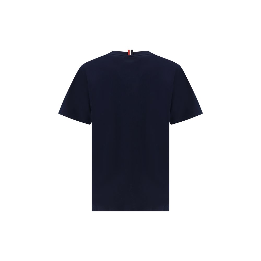 Thom Browne Blue Cotton T-Shirt