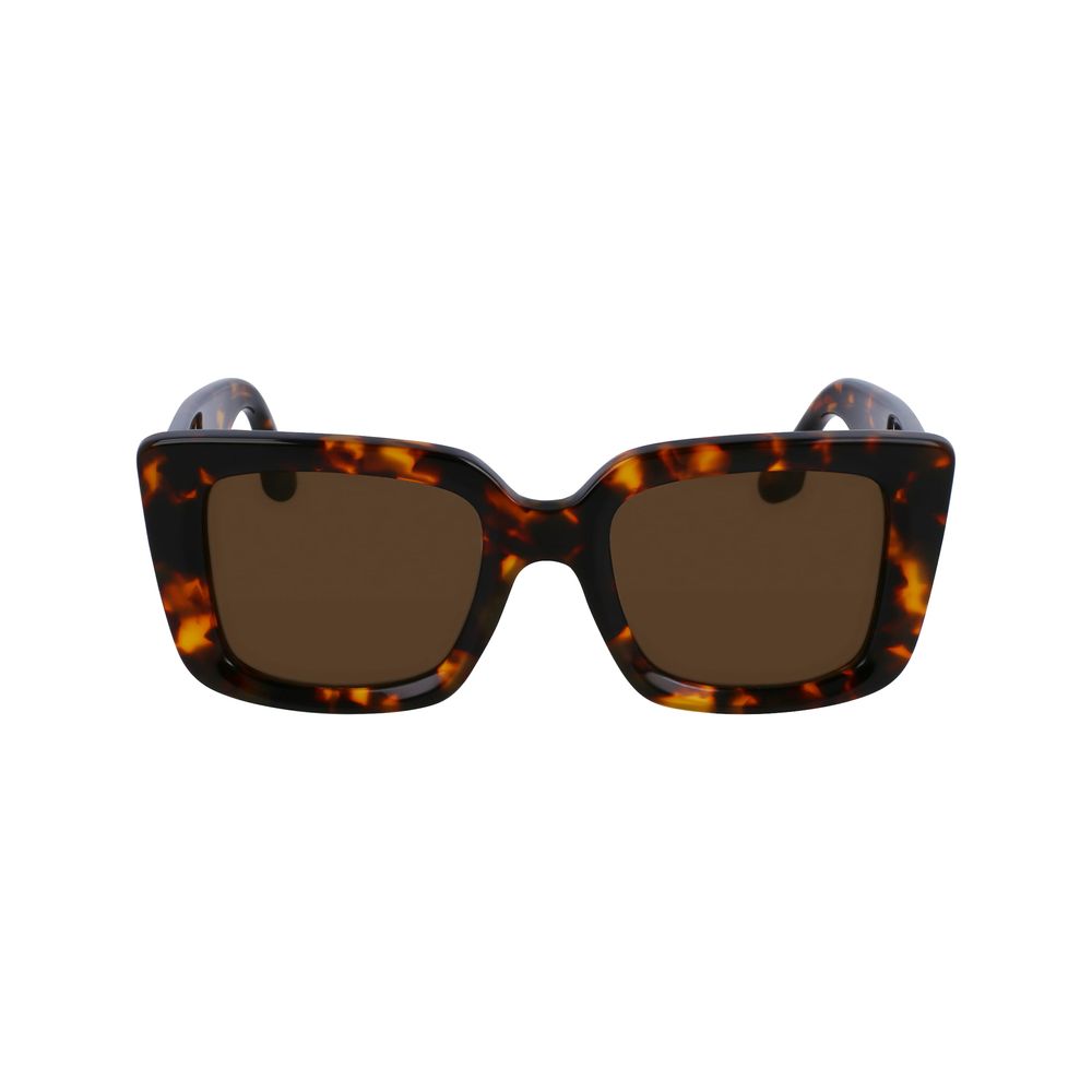 Victoria Beckham Brown Acetate Sunglasses