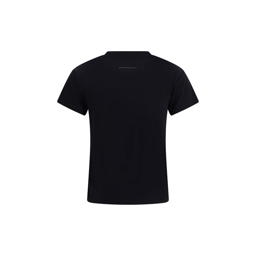 MM6 Black Cotton T-Shirt