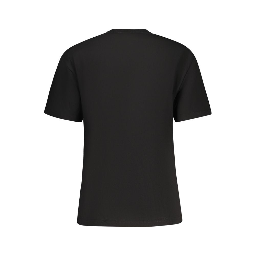 Fila Black Cotton Women T-Shirt
